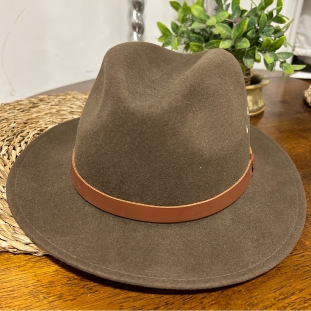 COUNTRY GENTLEMAN Lite Felt 100% Wool Fedora Hat Size Large